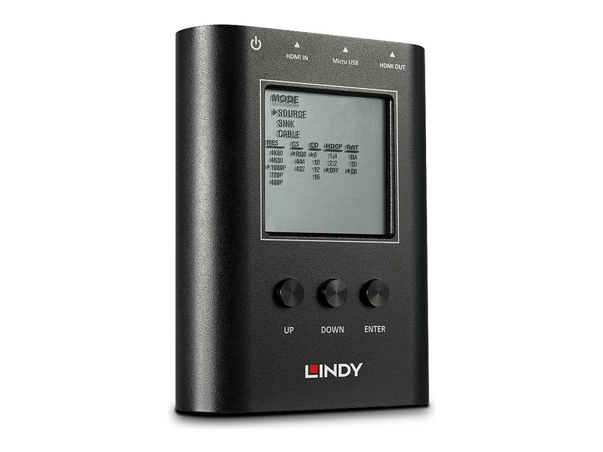 Lindy HDMI 2.0 18G Signal Analyser and Generator - HDMI-Testsignalgenerator/-Analysegert
