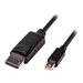 Lindy - DisplayPort-Kabel - Mini DisplayPort (M) zu DisplayPort (M) - 2 m - Schwarz