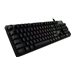 Logitech Gaming G512 - Tastatur - Hintergrundbeleuchtung - USB - US International - Tastenschalter: GX Brown Tactile