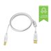 Vision Techconnect 2 - USB-Kabel - USB Typ B (M) zu USB (M) - USB 2.0 - 3 m - weiss