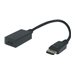 M-CAB - Videoadapter - DisplayPort mnnlich zu HDMI weiblich - 20 cm - Schwarz - 1080p-Untersttzung