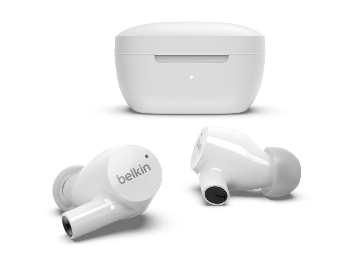 Belkin SoundForm Rise - True Wireless-Kopfhrer mit Mikrofon - im Ohr - Bluetooth - weiss
