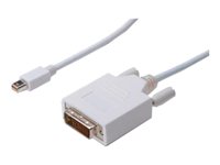 ASSMANN - DisplayPort-Kabel - Dual Link - Mini DisplayPort (M) zu DVI-D (M) - 2 m - geformt, Daumenschrauben