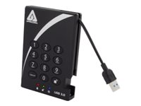 Apricorn Aegis Padlock 3.0 - Festplatte - verschlsselt - 1 TB - extern (tragbar) - USB 3.0