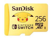 SanDisk Nintendo Switch Pokmon - Flash-Speicherkarte - 256 GB - Video Class V30 / UHS-I U3 - microSDXC UHS-I