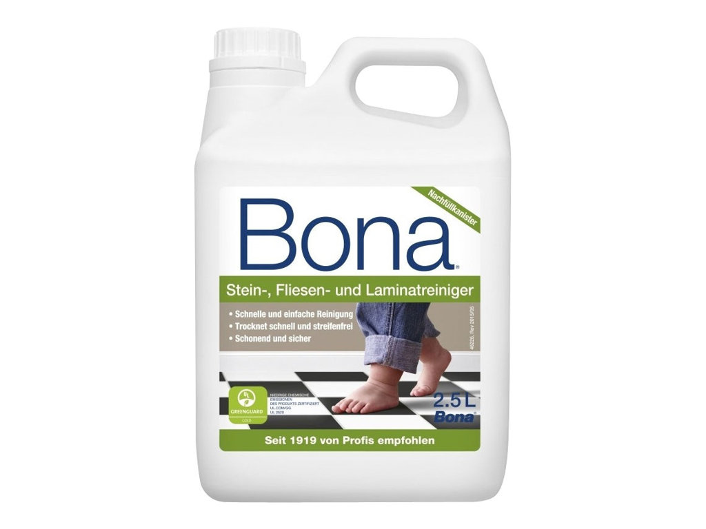 Bona Stone, Tile & Laminate - Reiniger - Flssigkeit - Kanister - 2.5 L - leicht parfmiert
