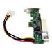 StarTech.com PCI Express Schnittstellenkarte f 1/4 r PCI Low Profile Adapter Karte - 1 x PCI-e (Stecker) 1 x PCI (Buchse) - PCI