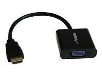 StarTech.com HDMI auf VGA Video Adapter Konverter fr PC/ Laptop/ Ultrabook- 1920x1080 - High Speed - Videoadapter - HDMI mnnli