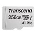 Transcend 300S - Flash-Speicherkarte (Adapter inbegriffen) - 256 GB - A1 / Video Class V30 / UHS-I U3 / Class10 - microSDXC