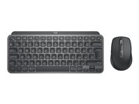 Logitech MX Keys Mini Combo for Business - Tastatur-und-Maus-Set - hinterleuchtet - kabellos - 2.4 GHz, Bluetooth LE - QWERTZ