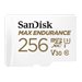 SanDisk Max Endurance - Flash-Speicherkarte (microSDXC-an-SD-Adapter inbegriffen) - 256 GB - Video Class V30 / UHS-I U3 / Class1