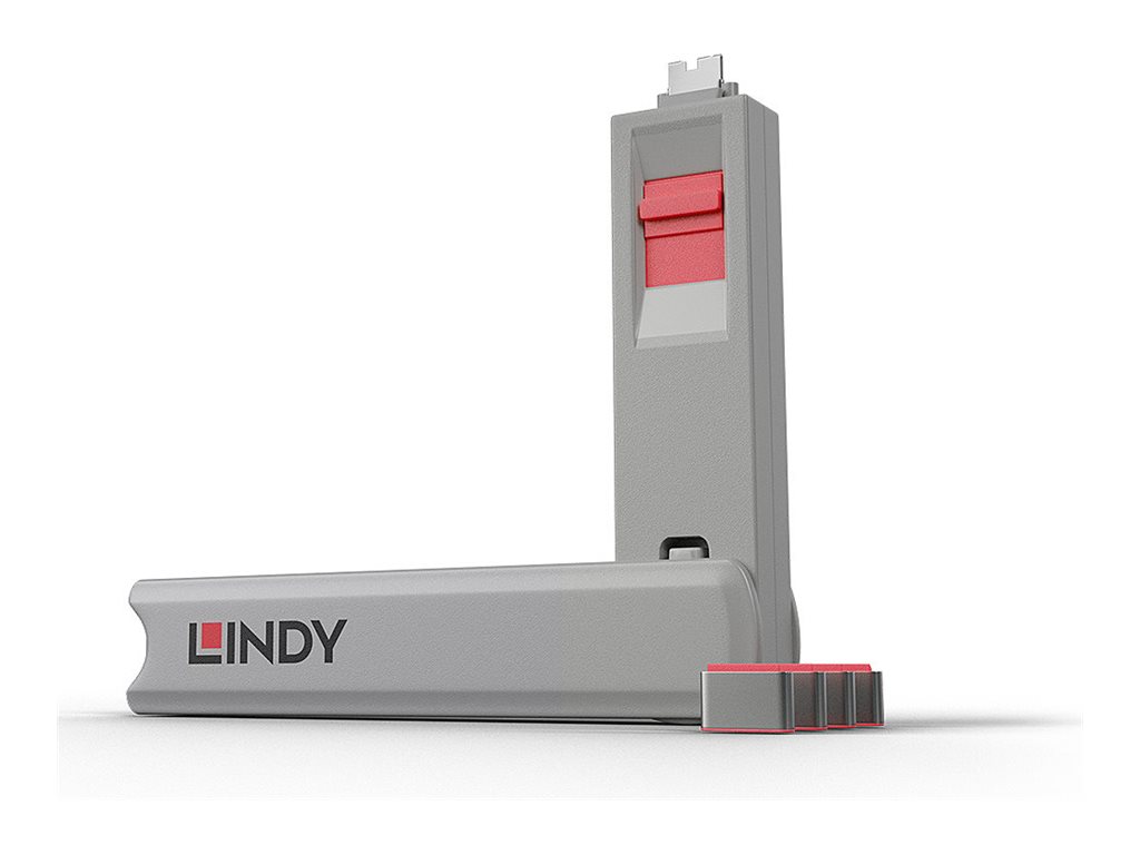 Lindy - Schloss fr USB-C-Port - Rot