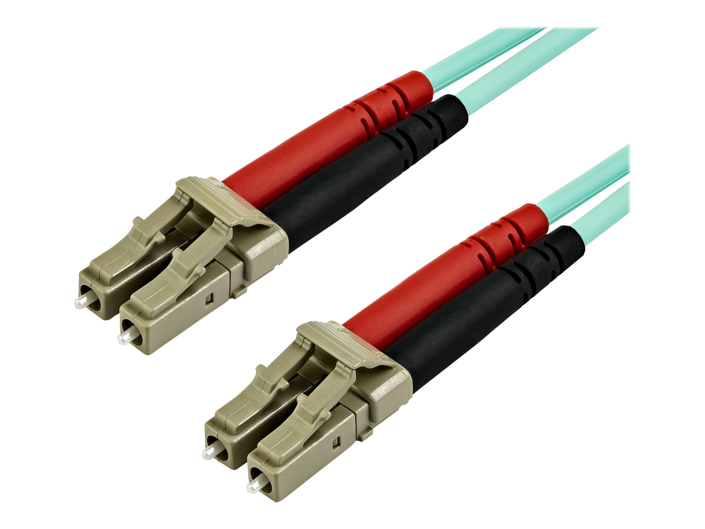 StarTech.com 7m OM3 LC to LC Multimode Duplex Fiber Optic Patch Cable - Aqua - 50/125 - LSZH Fiber Optic Cable - 10Gb (A50FBLCLC