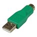 StarTech.com Ersatz PS/2 Maus auf USB Adapter - Bu/St - Maus Ersatzadpter - Maus-Anschluss - PS/2 (W) zu USB (M)