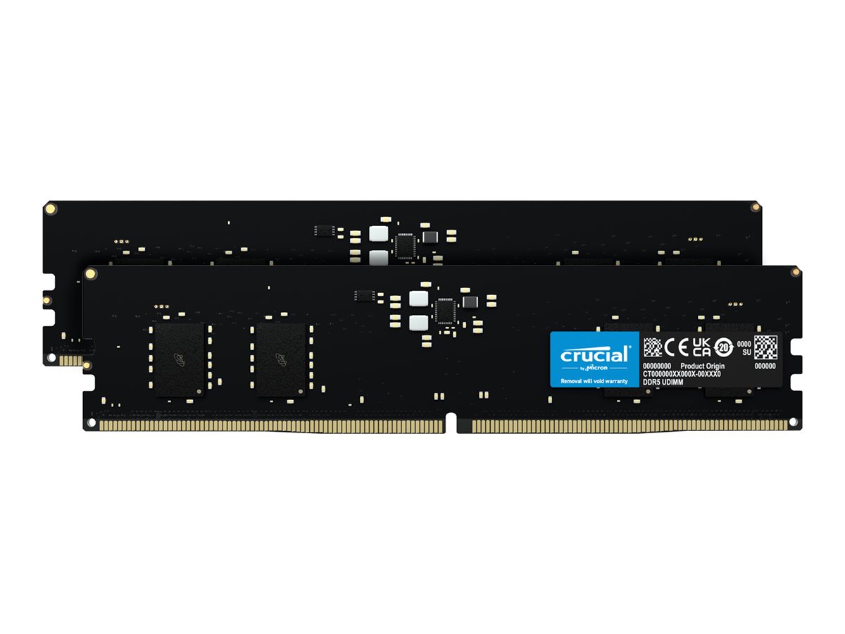 Crucial - DDR5 - Kit - 16 GB: 2 x 8 GB - DIMM 288-PIN - 5600 MHz / PC5-44800