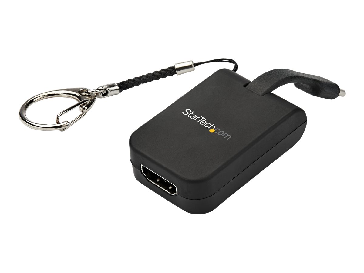 StarTech.com Kompakter USB-C auf HDMI Adapter - 4K 30Hz USB Typ C zu HDMI Video Display Konverter mit Schlsselbundring - USB-C 