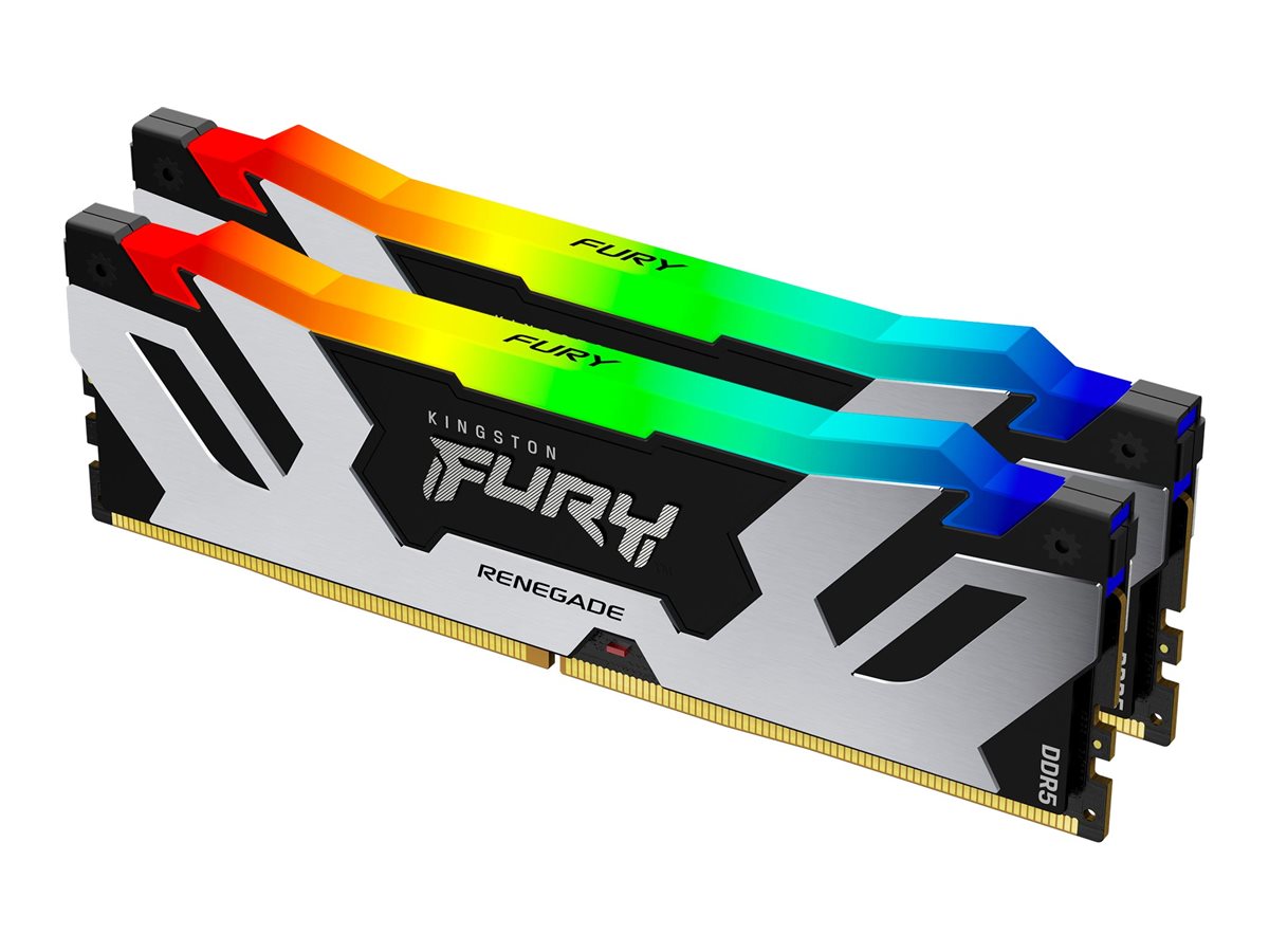 Kingston FURY Renegade RGB - DDR5 - Kit - 96 GB: 2 x 48 GB - DIMM 288-PIN - 6400 MHz / PC5-51200