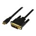 StarTech.com 2m Mini HDMI auf DVI Kabel - mini HDMI Typ-C / DVI-D Adapterkabel - St/St - Adapterkabel - DVI-D mnnlich zu 19 pin