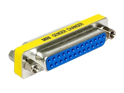 Delock Adapter Sub-D - Serieller / paralleler Gender Changer - DB-25 (W) zu DB-25 (W)