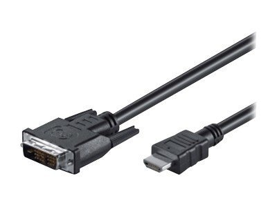 M-CAB - Adapterkabel - HDMI mnnlich zu DVI-D mnnlich - 2 m - Schwarz