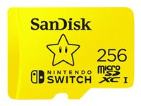 SanDisk Nintendo Switch - Flash-Speicherkarte - 256 GB - UHS-I U3 - microSDXC UHS-I - fr Nintendo Switch