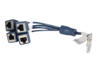 HPE X260 - Router-Kabel - RJ-45 (W) zu DB-28 (M) - 30 cm