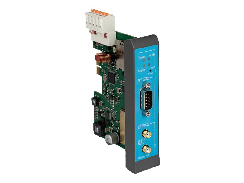 INSYS icom MRcard PLS-US - Drahtloses Mobilfunkmodem - 4G LTE - Digitalsteckpltze: 2 - RS-232, Modbus