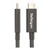 StarTech.com 6ft (2m) Active Thunderbolt 4 Cable, 40Gbps, 100W PD, 4K/8K, Intel Certified, Compatible w/Thunderbolt 3/USB 3.2/Di