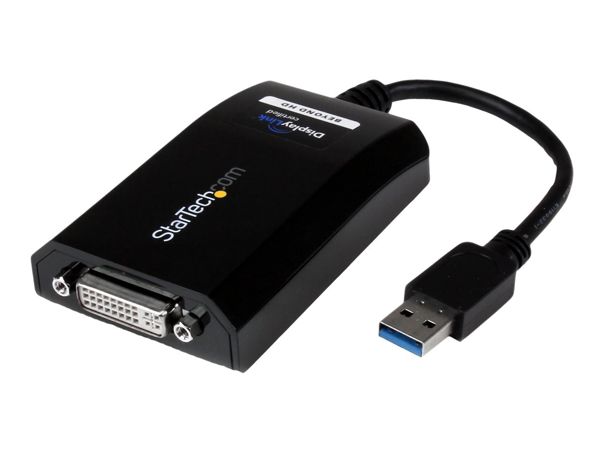 StarTech.com USB 3.0 auf DVI / VGA Video Adapter - Externe Multi Monitor Grafikkarte (Stecker / Buchse) - 2048x1152 - USB/DVI-Ad