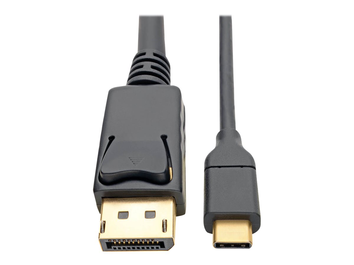 Tripp Lite USB-C to DisplayPort Cable, 4K @ 60Hz, Thunderbolt 3, USB Type C, USB Type-C, USB-C, 3 ft. 3' - Adapterkabel - 24 pin