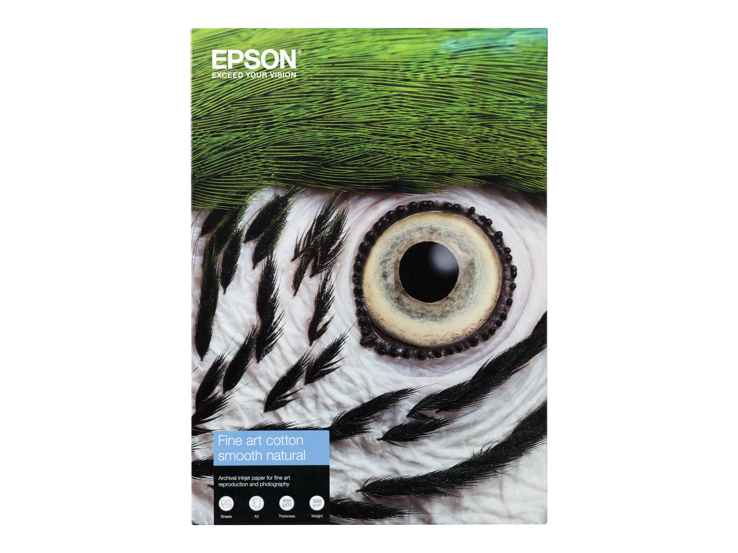 Epson Fine Art Smooth - Baumwolle - matt - 490 Mikron - Natural - A4 (210 x 297 mm)