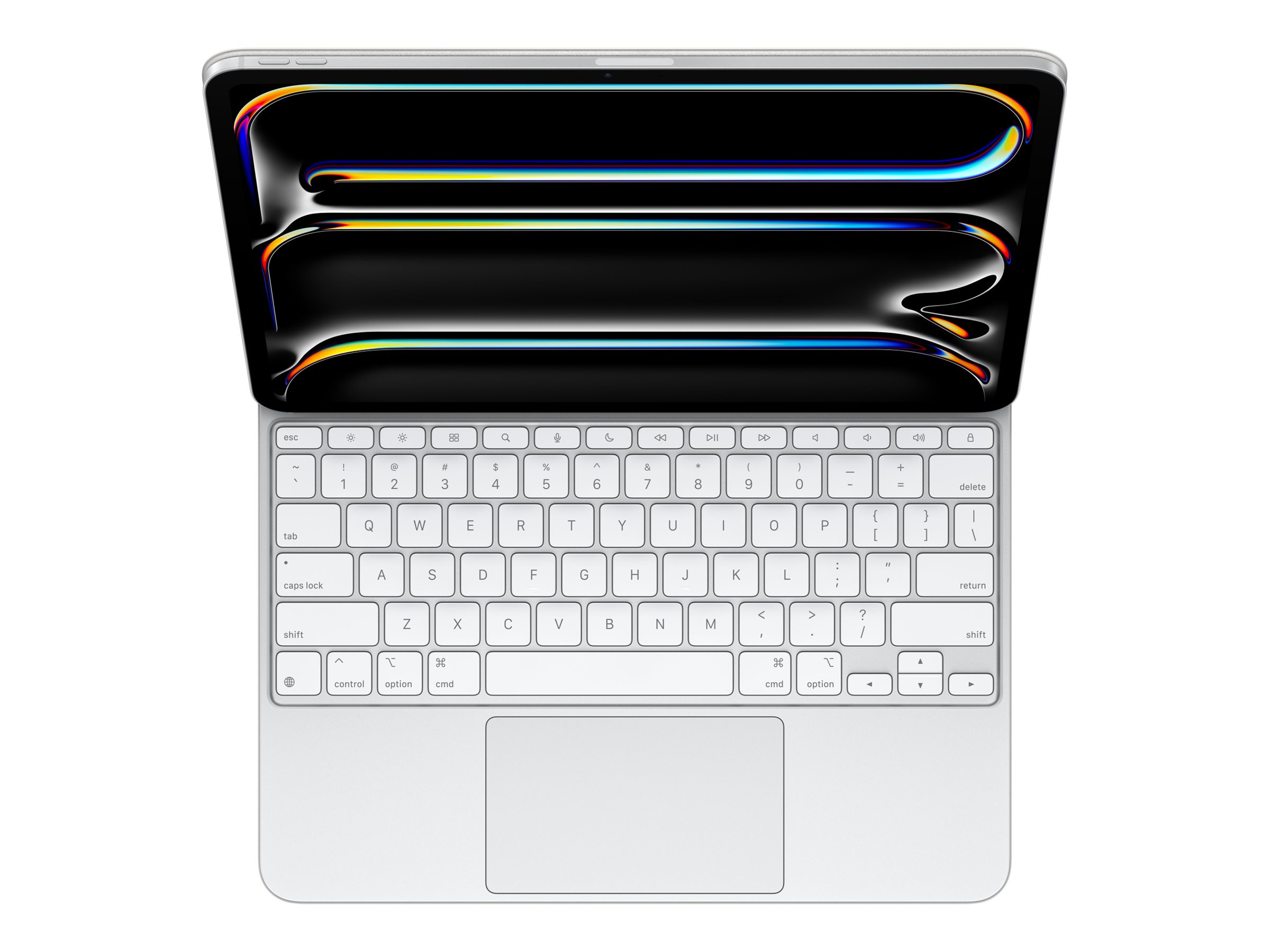 Apple Magic Keyboard - Tastatur und Foliohlle - mit Trackpad - hinterleuchtet - Apple Smart connector - QWERTY