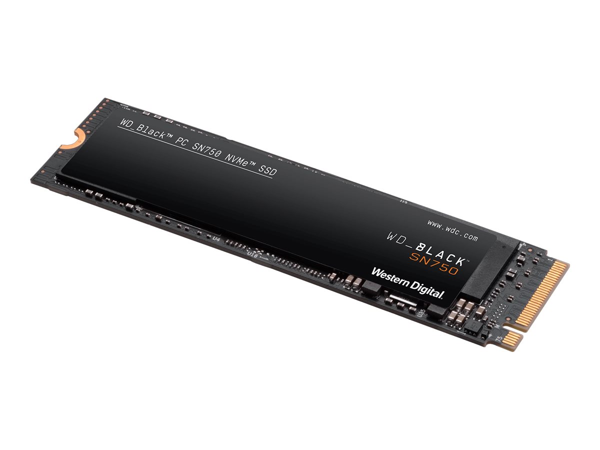 WD Black SN750 NVMe SSD WDS250G3X0C - SSD - 250 GB - intern - M.2 2280 - PCIe 3.0 x4 (NVMe)