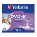 Verbatim DataLifePlus - 10 x DVD+R - 4.7 GB 16x - mit Tintenstrahldrucker bedruckbare Oberflche - Jewel Case (Schachtel)