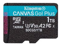 Kingston Canvas Go! Plus - Flash-Speicherkarte - 1 TB - A2 / Video Class V30 / UHS-I U3 / Class10 - microSDXC UHS-I