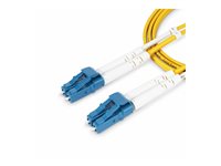 StarTech.com 2m (6.6ft) LC to LC (UPC) OS2 Single Mode Duplex Fiber Optic Cable, 9/125m, Laser Optimized, 10G, Bend Insensitive