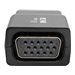 Eaton Tripp Lite Series Compact HDMI to VGA Adapter with Audio (M/F), 1920 x 1200 (1080p) @ 60 Hz - Videokonverter - HDMI - VGA 