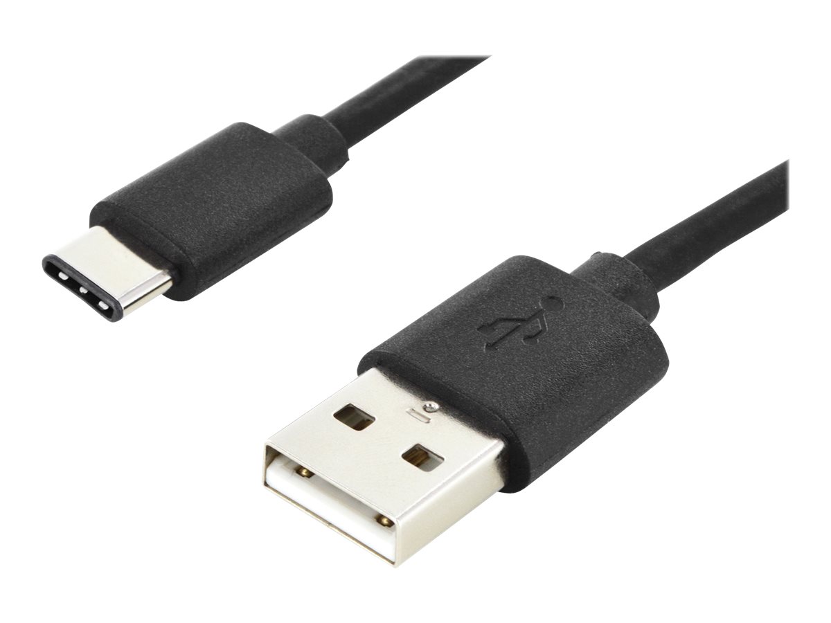 DIGITUS - USB-Kabel - USB (M) zu 24 pin USB-C (M) - USB 2.0 - 3 A - 1 m