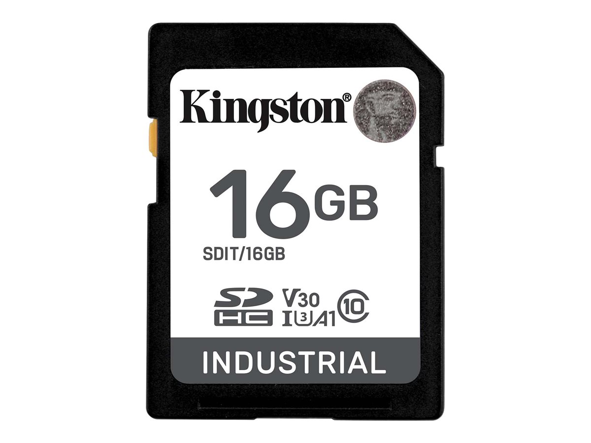 Kingston Industrial - Flash-Speicherkarte - 16 GB - A1 / Video Class V30 / UHS-I U3 / Class10 - microSDHC UHS-I