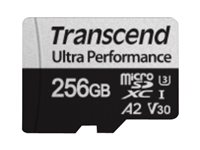 Transcend 340S - Flash-Speicherkarte - 256 GB - A2 / Video Class V30 / UHS-I U3 / Class10 - microSDXC