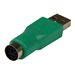 StarTech.com Ersatz PS/2 Maus auf USB Adapter - Bu/St - Maus Ersatzadpter - Maus-Anschluss - PS/2 (W) zu USB (M)