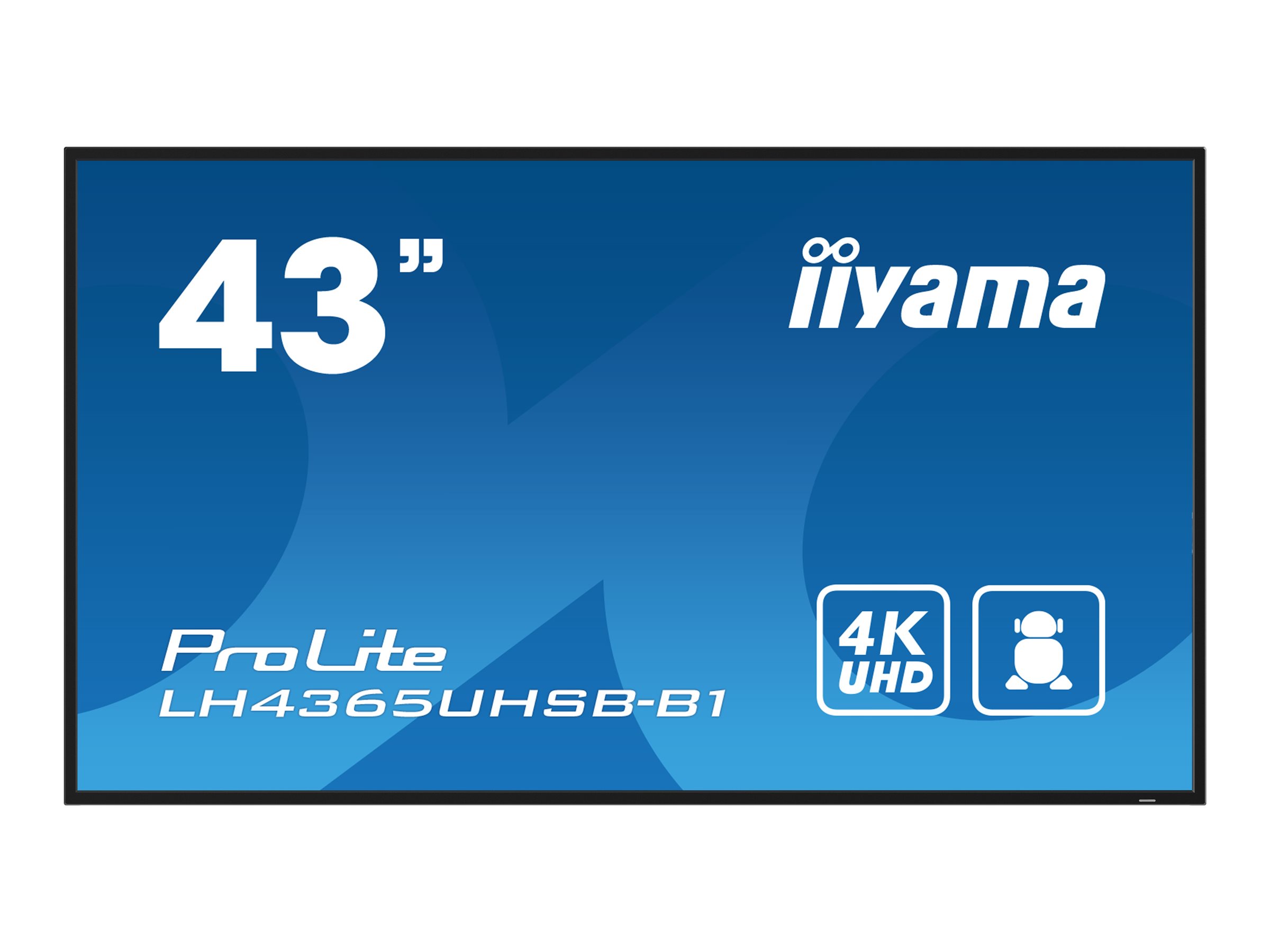 iiyama ProLite LH4365UHSB-B1 - 109 cm (43