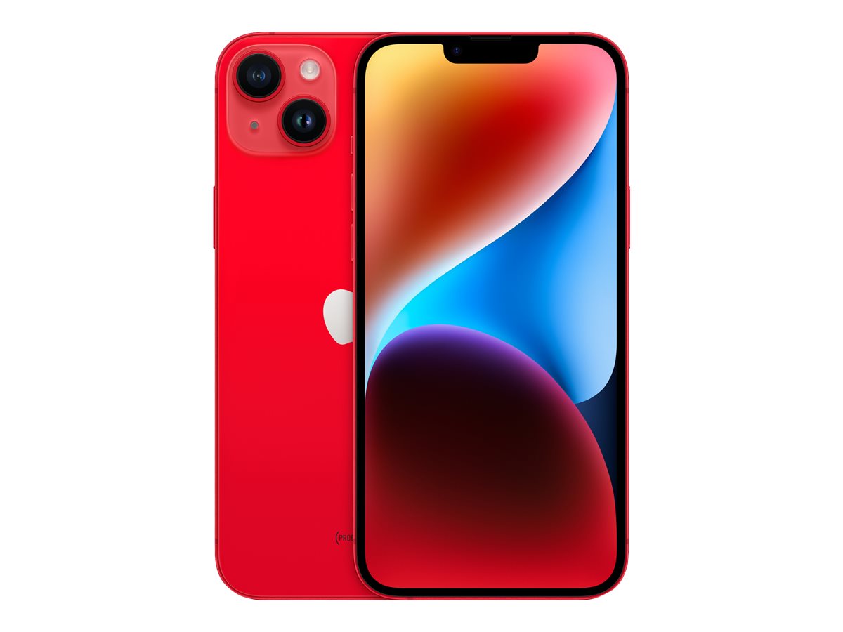 Apple iPhone 14 Plus - (PRODUCT) RED - 5G Smartphone - Dual-SIM / Interner Speicher 128 GB - OLED-Display - 6.7