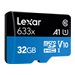 Lexar High Performance - Flash-Speicherkarte - 32 GB - A1 / Video Class V10 / UHS-I U1 / Class10 - SDHC UHS-I