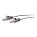 C2G 2ft (0.6m) Cat6a Snagless Unshielded (UTP) Slim Ethernet Network Patch Cable - Gray - Patch-Kabel - RJ-45 (M) zu RJ-45 (M) -