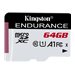 Kingston High Endurance - Flash-Speicherkarte - 64 GB - A1 / UHS-I U1 / Class10 - microSDXC UHS-I