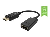 VISION Professional - Videoadapter - DisplayPort mnnlich zu HDMI weiblich - Schwarz - 4K Untersttzung