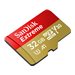 SanDisk Extreme - Flash-Speicherkarte (microSDHC/SD-Adapter inbegriffen) - 32 GB - A1 / Video Class V30 / UHS-I U3 - microSDHC U