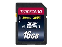 Transcend - Flash-Speicherkarte - 16 GB - Class 10 - SDHC