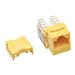 Eaton Tripp Lite Series Cat6/Cat5e 110 Punch Down Keystone Jack - Modulare Eingabe - CAT 6 - RJ-45 - Gelb